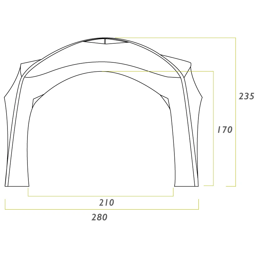 Aerobase 2 + 1 Wall - Zelterweiterung 7 Aerobase 2 + 1 Wall - Zelterweiterung – Bild 6